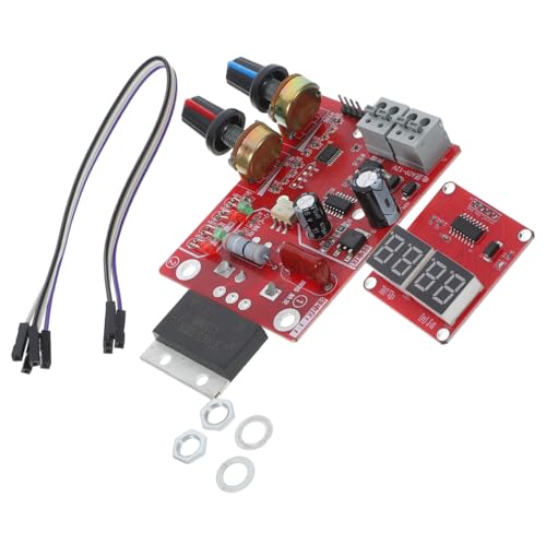 Mipcase 100A Adjustable Digital Spot Welder Control Board with Pcb Circuit for DIY Projects Compact Design Easy to Use Controls for Enhanced Welding Efficiency Accessories