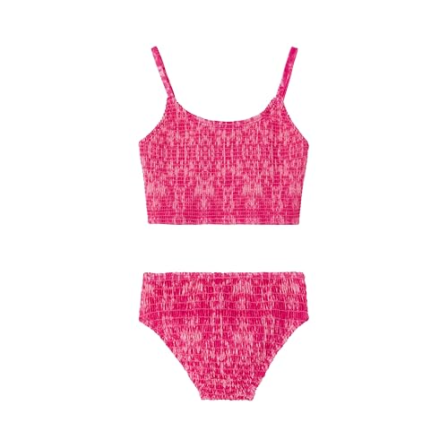 LIZENS Girls Two Piece Swimwear Tankini Set Bathing Suit for Kids Swimsuits 2-122