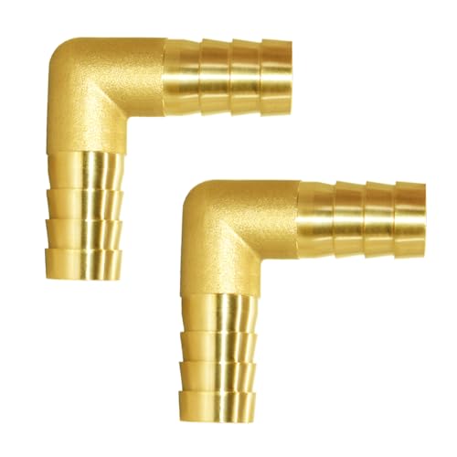 Joywayus 2Pcs 1/2" Hose ID/Hose Barb 90 Degree L Right Angle Elbo...