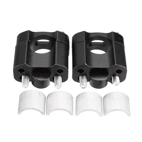 Rehausseur guidon moto noir pour soulager le dos sur trajets longs