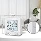 Technoline WT 235 Silber - Funkwecker mit Touchsensor, 8 x 2.5 x 8 cm