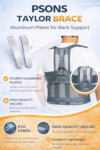 Image of Taylor Brace Premium Dorso Lumbar Spinal Brace | Support Belt For Back & Shoulder | For Stability & Immobilisation | Straightener For Spine & Body Posture Corrector | For Men & Women(Universal) (XL)