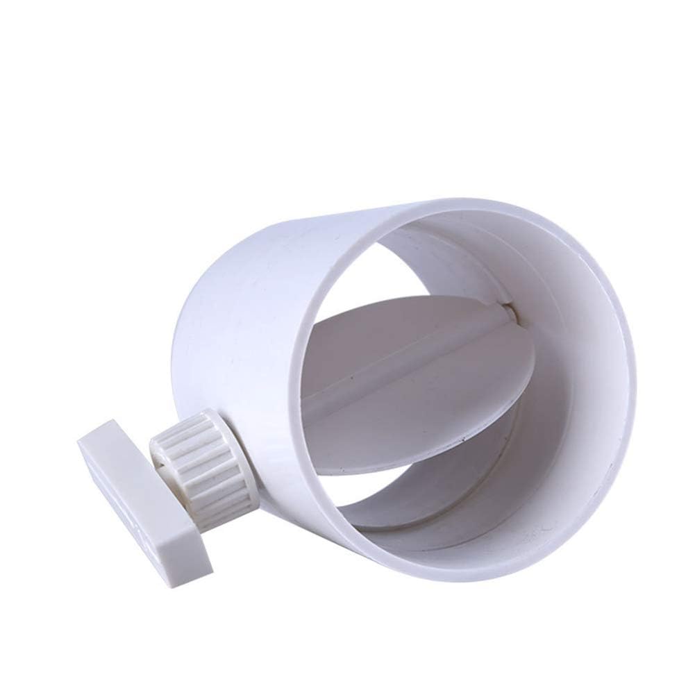 Extractor Fan Back Draft Shutter 150mm / 6" Duct Non Return Valve Ducting Pipe Connector with Flap Damper Dryer Vent Hose, Inline Extractor Fan Vent Back Draught Shutter (160MM)