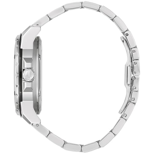 Image of Bulova Men's Automatic Marine Star Series A, Silver-Tone Stainless Steel Case with a 44mm Orange Heartbeat Dial (Style: 98A333)