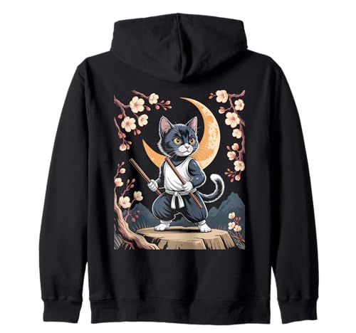 Ya en mundofriki.es: Kung Fu Cat Hanbo Eskrima Kungfu Kali Kitten Artes Marciales Sudadera con Capucha