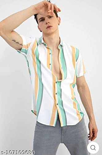 Image of Funky Printed Shirt for Men Half Sleeves