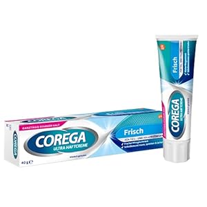 Corega Ultra Haftcreme Frisch für Zahnersatz/dritte Zähne, 1x40g