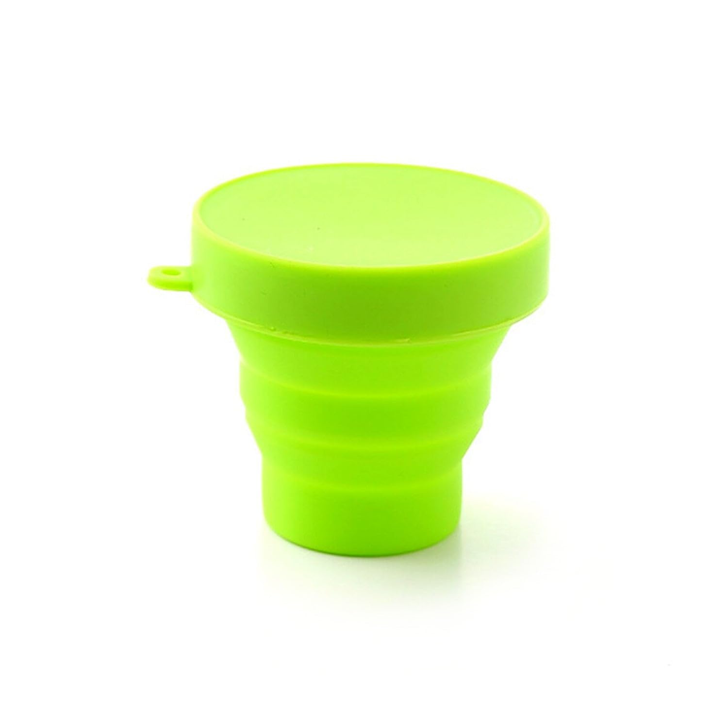 Round Silicone Foldable Glass/Cup, Foldable Travel Mug with Lid-image-46