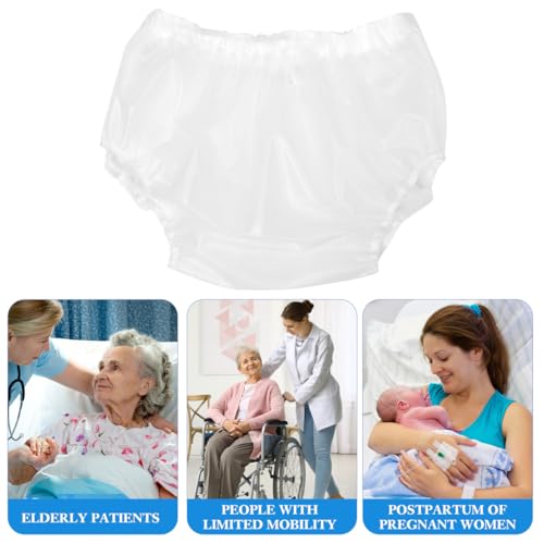 FOMIYES Wasserdichte Tpu Windelüberhose Für Erwachsene Wiederverwendbare Auslaufsichere Schutzunterhosen Unisex Für Komfortable Passform Und Zuverlässigen Nässeschutz