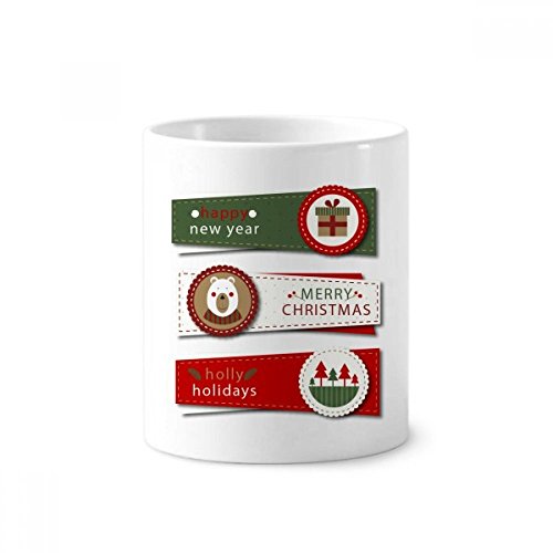 Pen tasse blanche en céramique et gobelet de 350ml avec motif de Noël