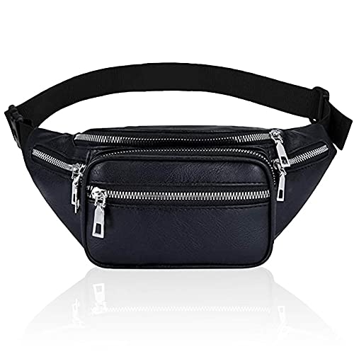 Pclapora Bauchtasche Wasserdicht - 4-Fach Hüfttasche Für Outdoor & Reisen