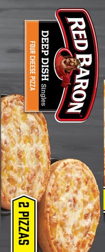 Red Baron Deep Dish Singles 4 Cheese Pizza 11 2 oz frozen 2 count Pack of 1 — view 15