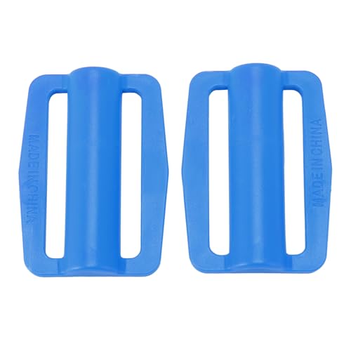 Kuuleyn 2Pcs Diving Weights,Smoother Finish Erosion Plastic Steel Dive Belt Quick Release Buckle for Scuba Diving Spear Fishing Diving Deep Sea Exploration (Blue)