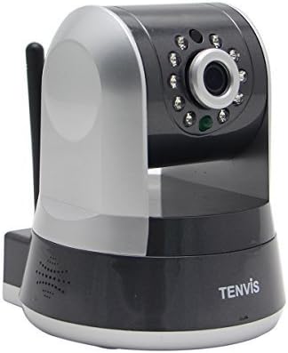 TZ100 HD Wireless IP/Network Security Camera, Remote Live View, Capture Picture and Video Clip, Pan & Tilt, Plug&Play, with Two-Way Audio and Night Vision, Motion Detection with Alert (Silver)