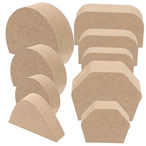 Anneome Efficient Pottery Mug Handle Molds Wood Handle Forms Molds for Maker DIY Simple Making, As Shown, 2X3.5X7.5CM