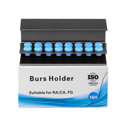 Yohoso YH-16324K 3Pcs Bur Holder Endo Box With Cover Design For 16 Holes Tips Block Organizers Sterilizer Aluminium Alloy Case  thumb #6