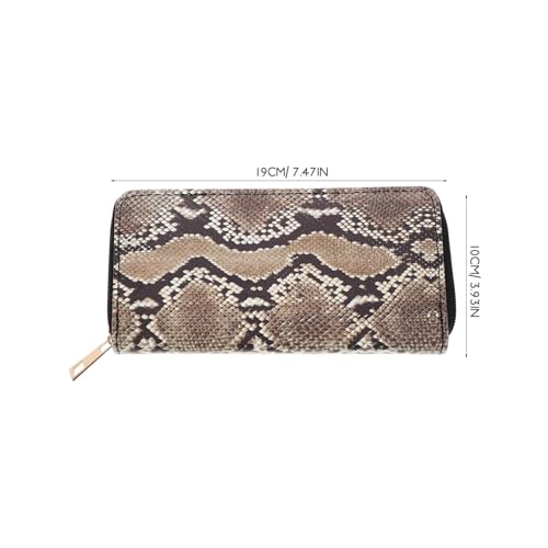 1pc Ladies Wallet Snakeskin Purse Wristlet Wallets for Women Wristlet Handbag Wristlet Purses for Women4
