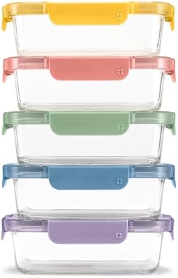 Ello Glass Meal Prep Set