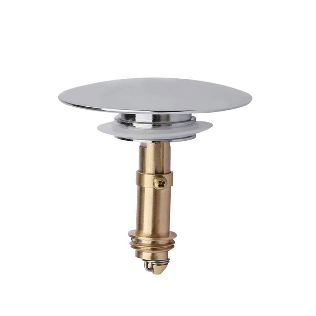 Peosaard Up Sink Stopper Washbasin Sink Drain Strainer Brass Plug for Kitchen Bathroom, Drain Plug