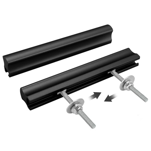 Peaha 5 Pack Adjustable Black Cabinet Drawer Pulls Overall Length 4"