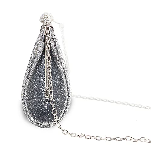 Missfiona MFCLUTCH34_A05 Sparkly Glitter Formal Clutch Purse Wedding Party Evening Bag thumb #3
