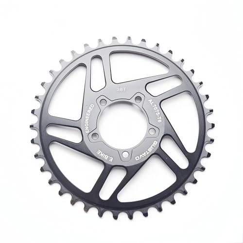 CHAOZHU Electric Bicycle Chainring,Fit Fat Bike, Offset 8MM, BF 8FUN BBSHD M625 Mid-Drive Motor Chain Wheel Size 32T 34T 36T 38T (BBSHD 38T)