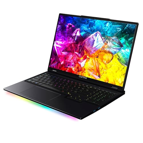 Captiva Notebook Highend Gaming R92-241 | AMD Ryzen 9 9955HX | 32GB DDR5 RAM | GeForce RTX 5080 16GB | 500 GB SSD | 16 Zoll WQXGA 300Hz | ohne OS
