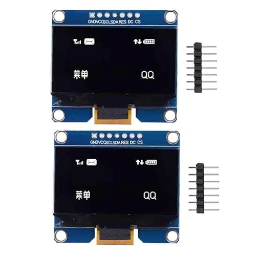 2PCS �z���C�g 7�s�� IPS 1.5�C���` OLED SPD0301 �h���C�o�[ 128X64 SPI �C���^�[�t�F�[�X