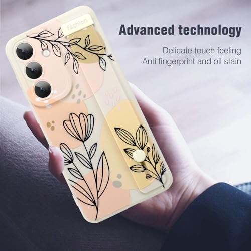 Image of Compatible with Samsung Galaxy S25 FE Case with Strap Wrist