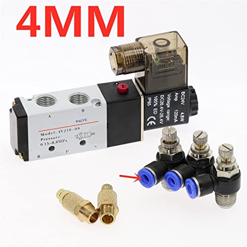 Électrovanne électrique pneumatique 5 voies pour automatisation industrielle - 3