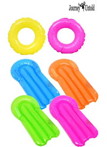 BCL Girls Kids Spring Summer (Bonus Pugly Fish) (1) Kickboard & (1) Swim