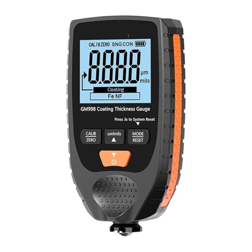 Medidor de Espesor de Pintura para Coche R&D GM998 con Sonda Fe y NFe, Rango 0-1500um miniatura 2