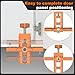 KHZSPP Cabinet Door Installation Positioner Jig, Adjustable Cabinet Door Positioning Tool, Cabinet Aid Positioner with Drill for Kitchen Cabinet, Bathroom Cabinet, Wardrobe (4PCS)