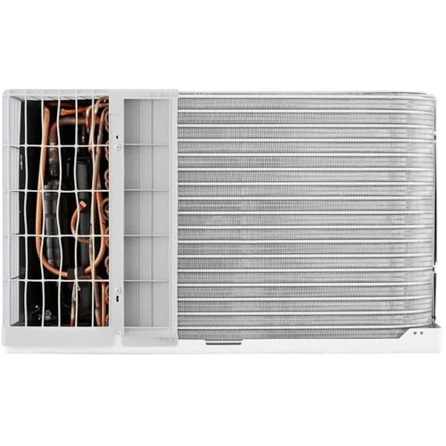 Image of LG 9,800 BTU Through-the-Wall Air Conditioner, Cools 450 Sq.Ft. (18' x 25' Room Size), Electronic Control with Remote, 2 Cooling & Fan Speeds, 4-Way Air Deflection, Supplemental Heat, 230 /208V