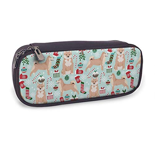 Estuche de lápices de gran capacidad Maquillaje Bolígrafo Bolso de cuero Durable...