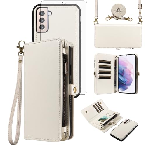 Coque pour Samsung Galaxy S21 Plus haut de gamme rigide fine CSYBYW008 UK Blanc Pur