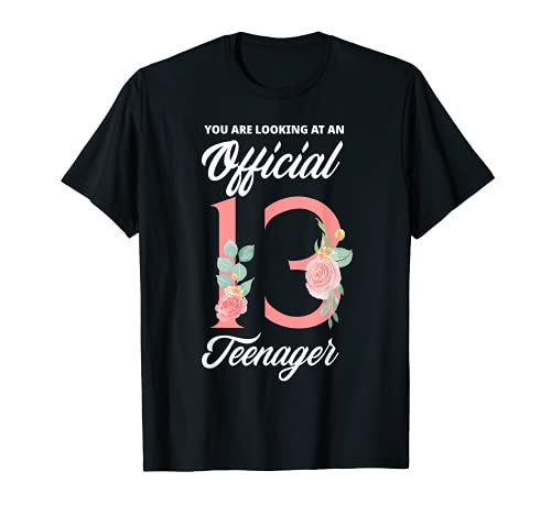 Regalo de cumpleaños para niñas de 13 años, adolescente Camiseta