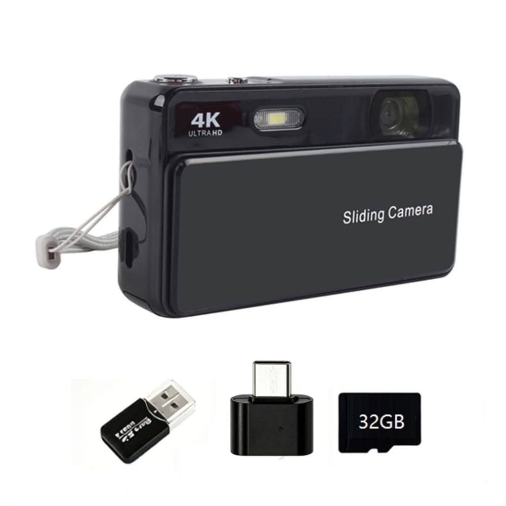 Aparat cyfrowy 7.1 cm IPS Ekran 4K Slide Autofocus dla studentów