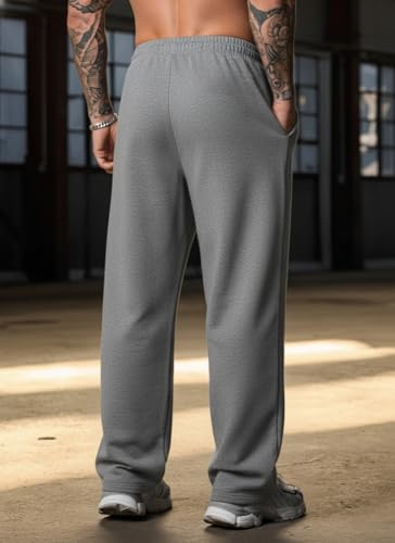 Image of dockstreet Men's /Unisex || Open Bottom || Stretchable || Drawstring Bottom Drawstring Pure Cotton Stretchable Baggy Jogger Pants