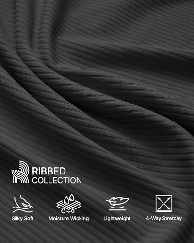 G4Free Ribbed Flare Yoga Pants for Women High Waisted Bell Bottom Leggings Tummy Control Petite/Regular/Tall2