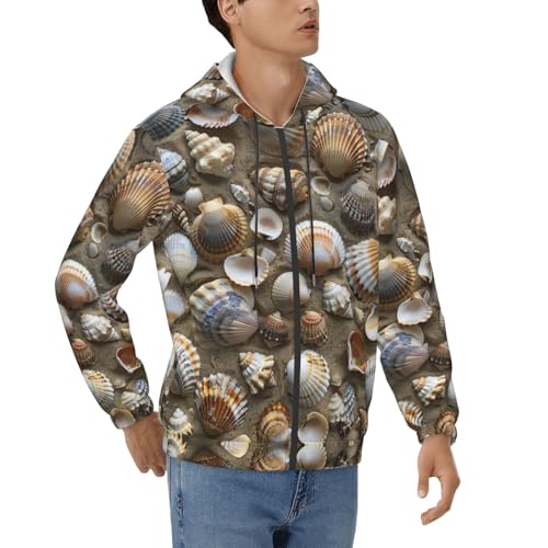 Hoodies homme avec imprimé sable original et col à capuche pour un style urbain unique