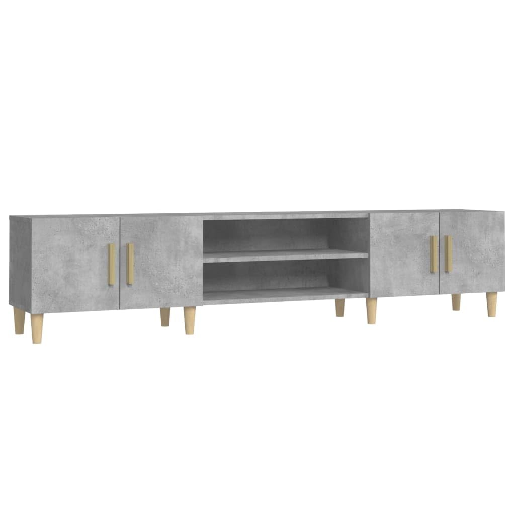 VIDAXL Engineered Wood TV Cabinet - Grey - 180x31.5x40 cm