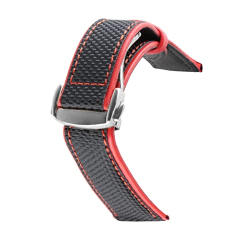 [���X] �i�C�����~�b�N�X���U�[�L�����o�X�E�H�b�`�o���h�t�B�b�gOMEG-A�X�s�[�h�V�[�}�X�^�[AT150 19mm 20mm 21mm 22mm 23mm�E�H�b�`�X�g���b�v50�̕��(Black red 2 silver)