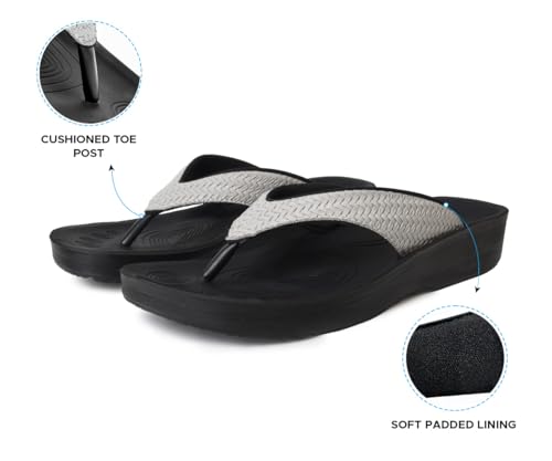 Image of AEROTHOTIC Comfortable Arch Support Flip Flops for Women Orthotic Sandals