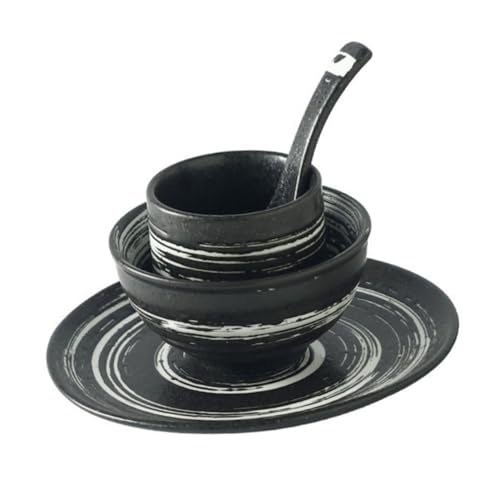 Sosoport Vajilla para Sushi y Hot Pot Cuencos y Cucharas Resistentes al Calor para Lavavajillas para Hogar y Restaurante Sosoport Vajilla para Sushi y Hot Pot Cuencos y Cucharas Resistentes al Calor para Lavavajillas para Hogar y Restaurante
