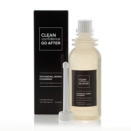 CLEAN Confidence GO AFTER Nettoyage occasionnel de l'intestin avec de l'eau purifiée et de l'aloès Vera - Solution rectale unique 140ml par ConfidentU Cover