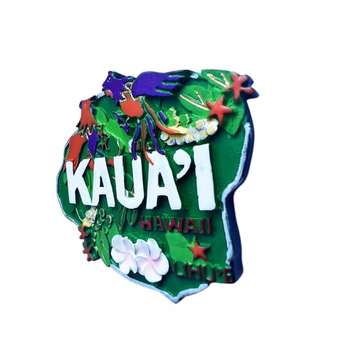 Imán decorativo Kauai Hawaii para refrigerador miniatura 4