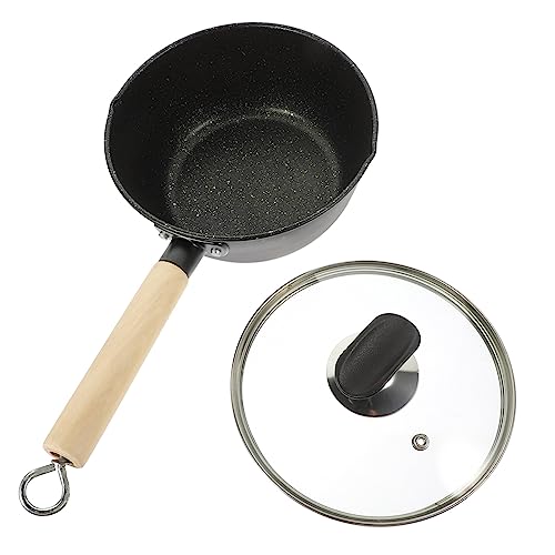 UKCOCO 1 cacerola médica antiadherente para alimentos de bebé y sopa de fideos con práctico anillo colgante y mango ergonómico para fogones