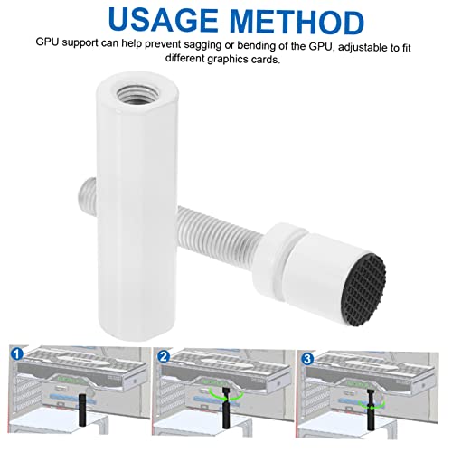 Soporte ajustable para GPU de aleación de aluminio miniatura 4