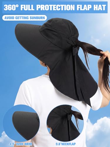 Cuffbow 6 Pcs Sombrero De Sol Mujer Protección UV miniatura 2